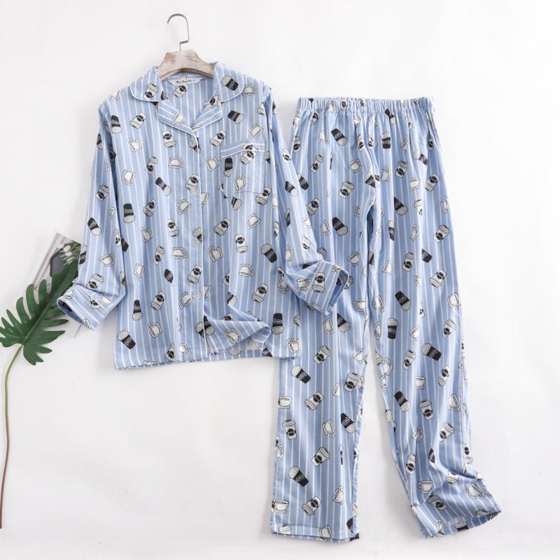 Pijama Feminino Americano Longo