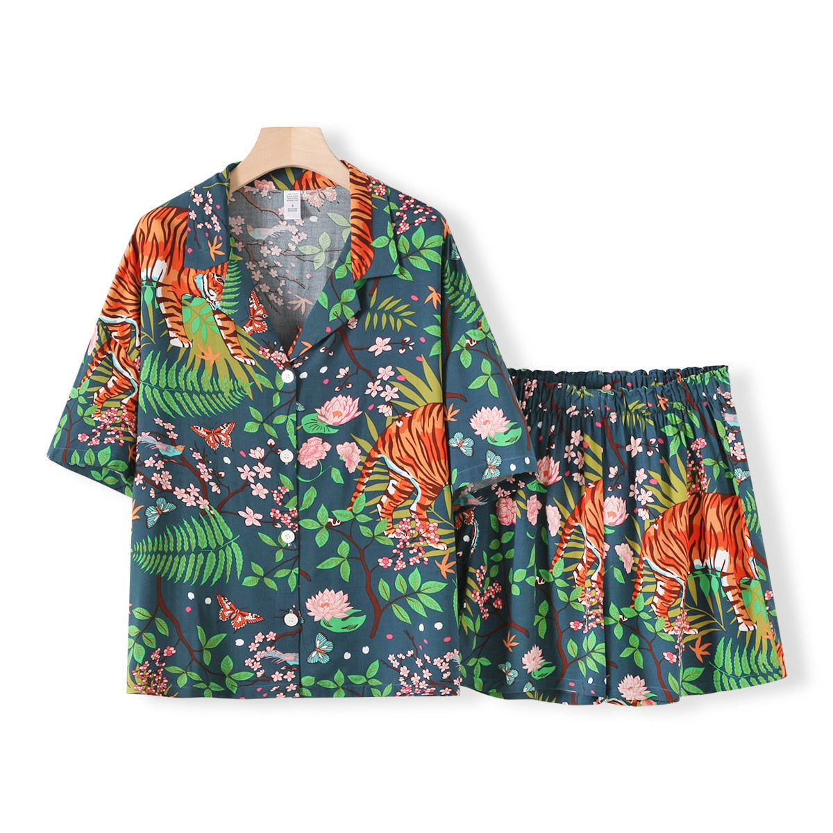 Pijama Feminino Curto - Jungle