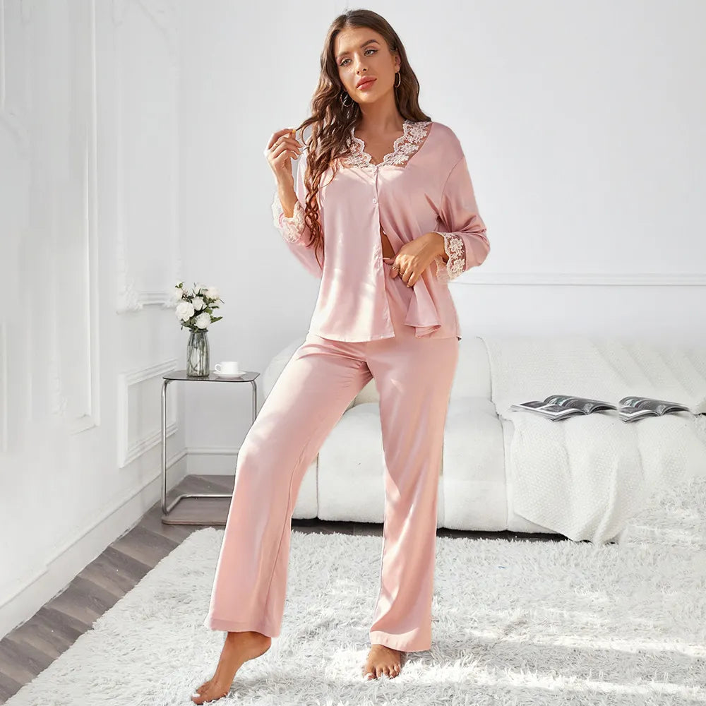 Pijama Feminino Americano Longo-Catarina